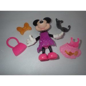 Minnie Mouse Bow-tique Snap On Clothes Accessories Dresses Bow Glasses shoes Set